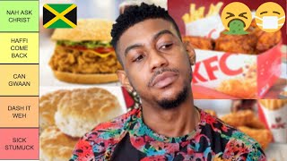 RANKING THE BEST & WORST JAMAICAN KFC MENU ITEMS *UNPOPULAR OPINIONS* |  RUSHCAM