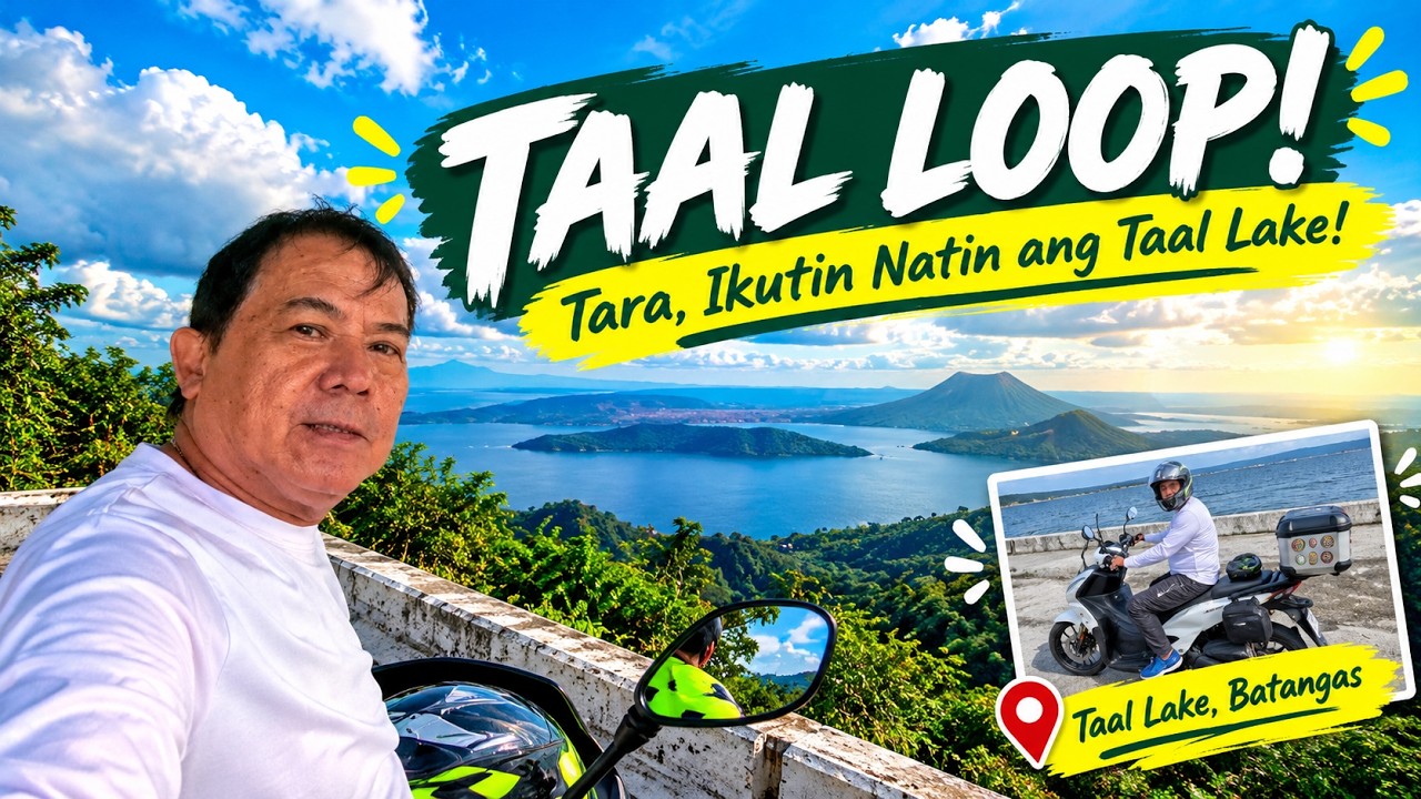 Hermes Vlog #82. TAAL LOOP! Ganda ng Tanawin sa Batangas - YouTube