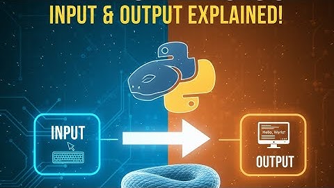 Input and output in python | Coding Corner