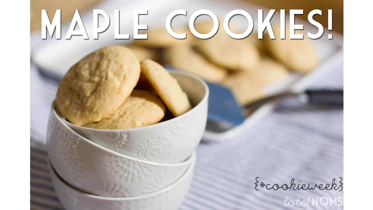 Maple Cookies Recipe | Total Noms - YouTube