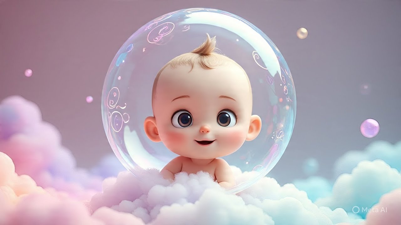 No Sleep for Bubbles!  | Bedtime Kids Poem with Cute 3D Baby
