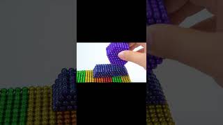 Build an amazing concrete mixer truck with magnetic balls! PART7