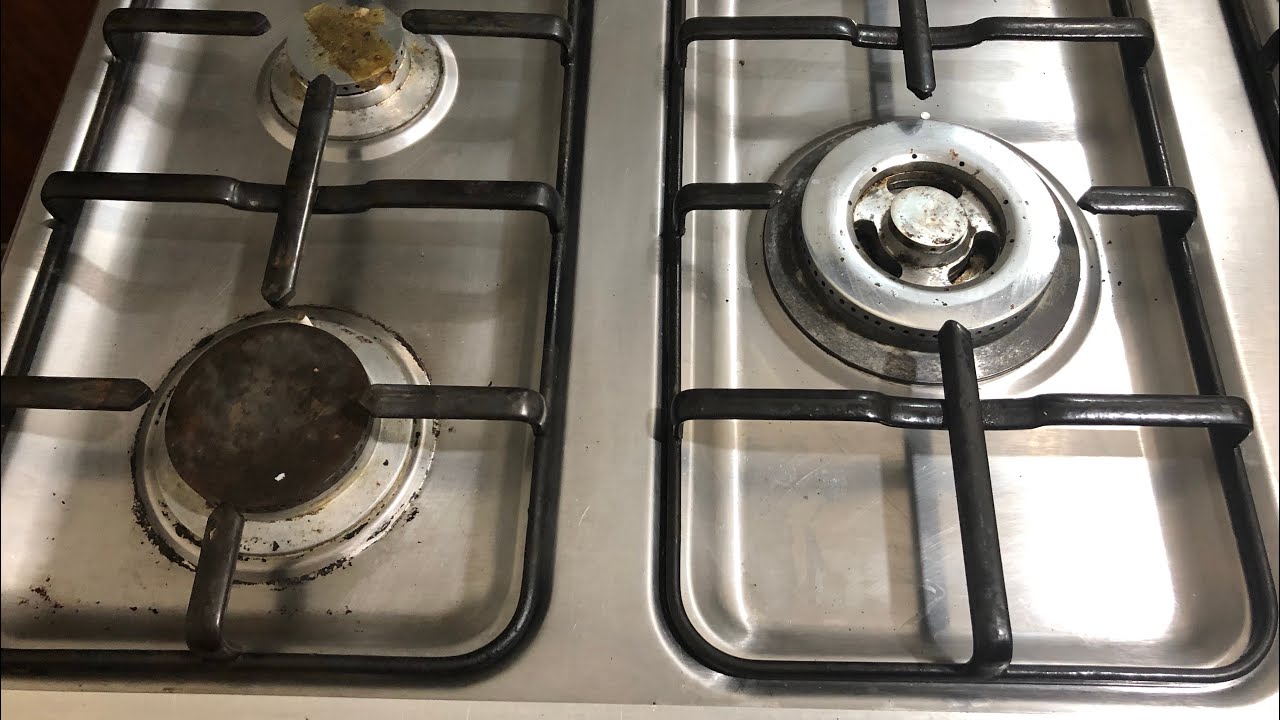 How to clean stove/ cooking range YouTube