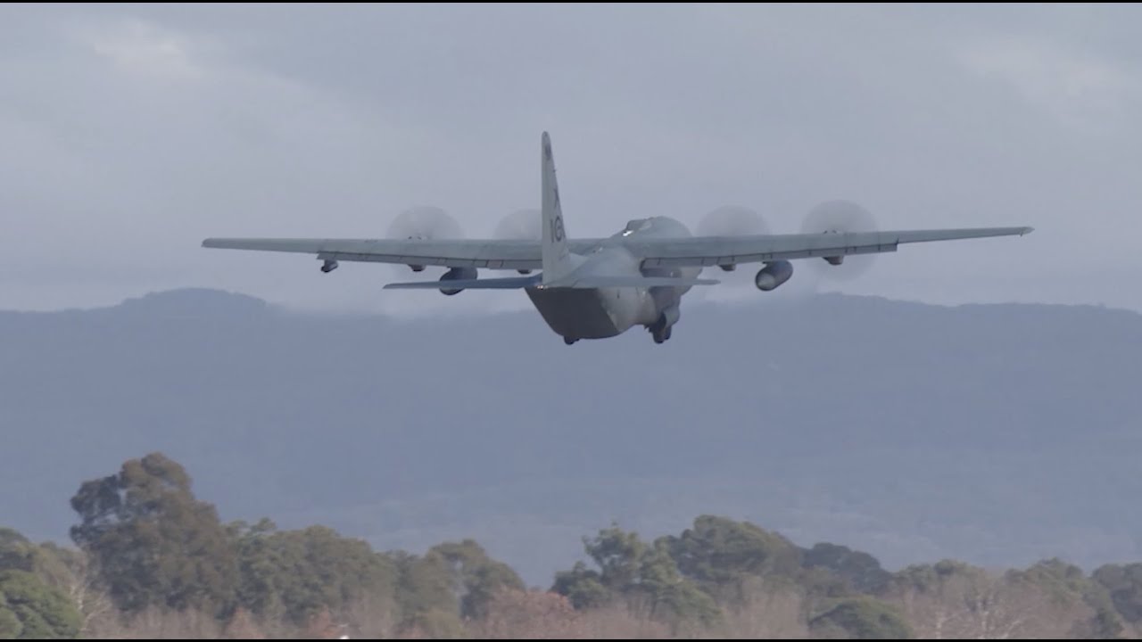Hercules C 130 Enhanced Air Mobility Demonstration Youtube