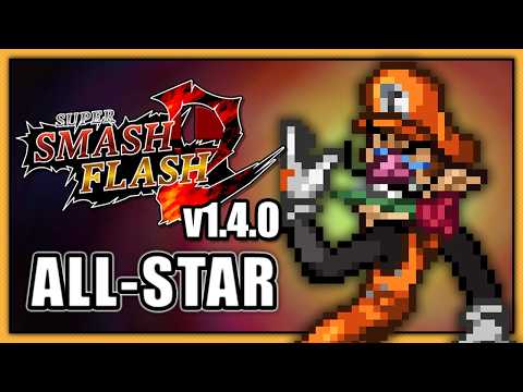 Super Smash Flash 2 (v1.4) - All-Star || Waluigi