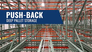 PushBack Racking: Deep Pallet Storage