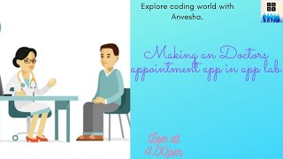 Making a Doctors appointment app in app lab #Code.org games screenshot 1