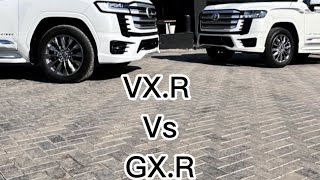 مقارنة سريعة تويوتا لاند كروزر ٢٠٢٣   Toyota Land Cruiser G-xr vs V-xr.