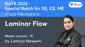 Laminar Flow | Master Lecture - 15 | Fluid Mechanics | GATE 2022 | Lamiya Naseem