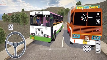 TSRTC Bus Games for Android | Bharat Bus Simulator - 3D Game Android Gameplay | Indian Bus Simulator