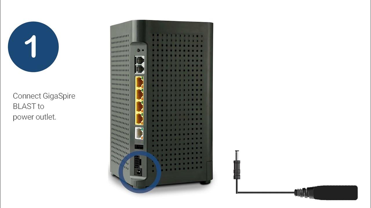 How To Setting Up Your GigaSpire Wireless Router YouTube