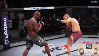 Ufc 244 Derrick Lewis Vs. Blagoy Ivanov Fight Simulation