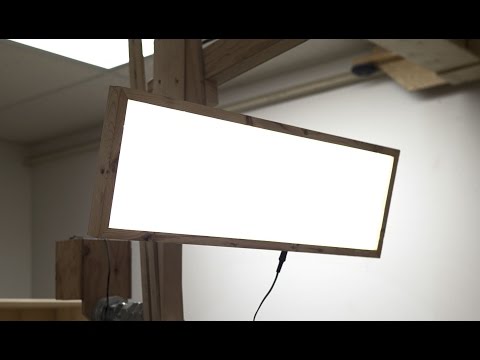 Make This SUPER Bright LED Light Panel