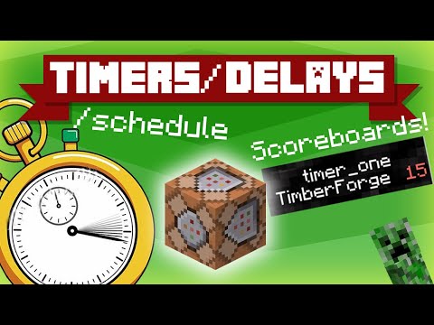 EASY Timers with Commands || Minecraft Data Pack Tutorial