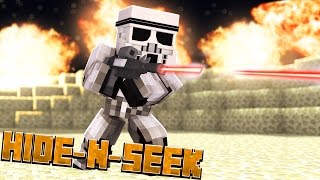 STORMTROOPER TRAINING! Minecraft Star Wars ROGUE ONE HIDE N SEEK