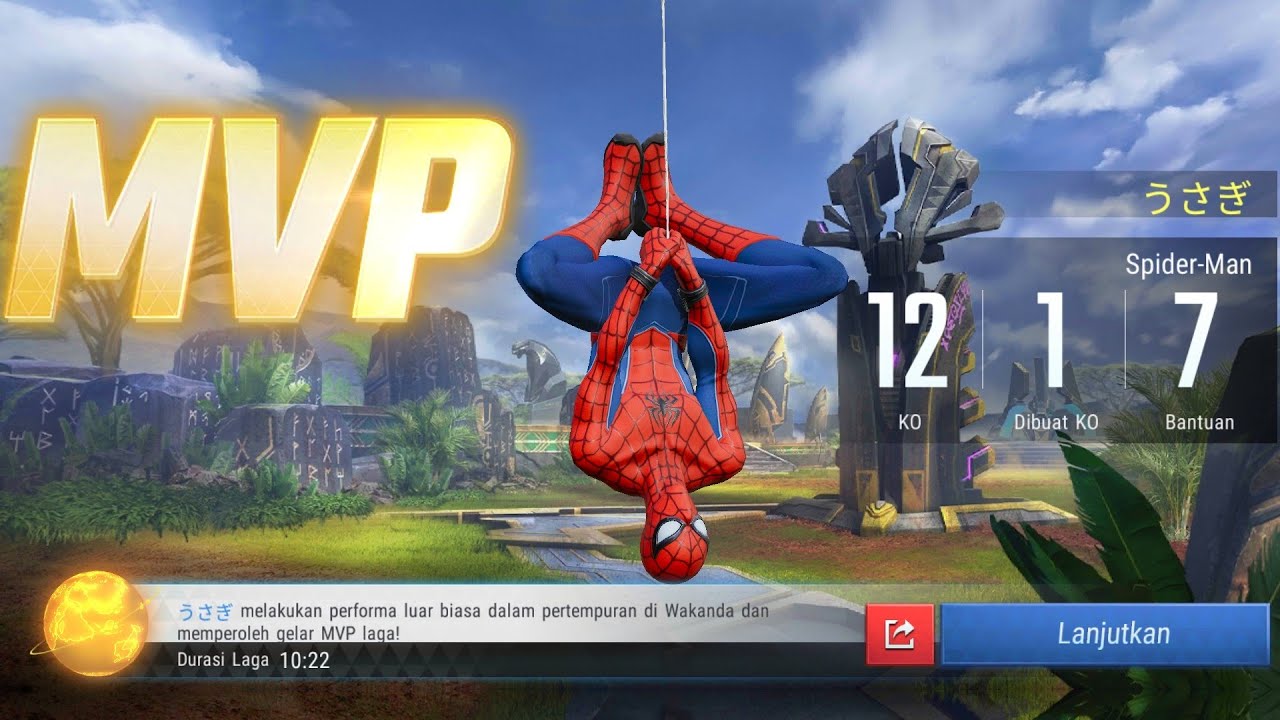 SPIDER MAN VS QUICK SILVER  MARVEL SUPER WAR