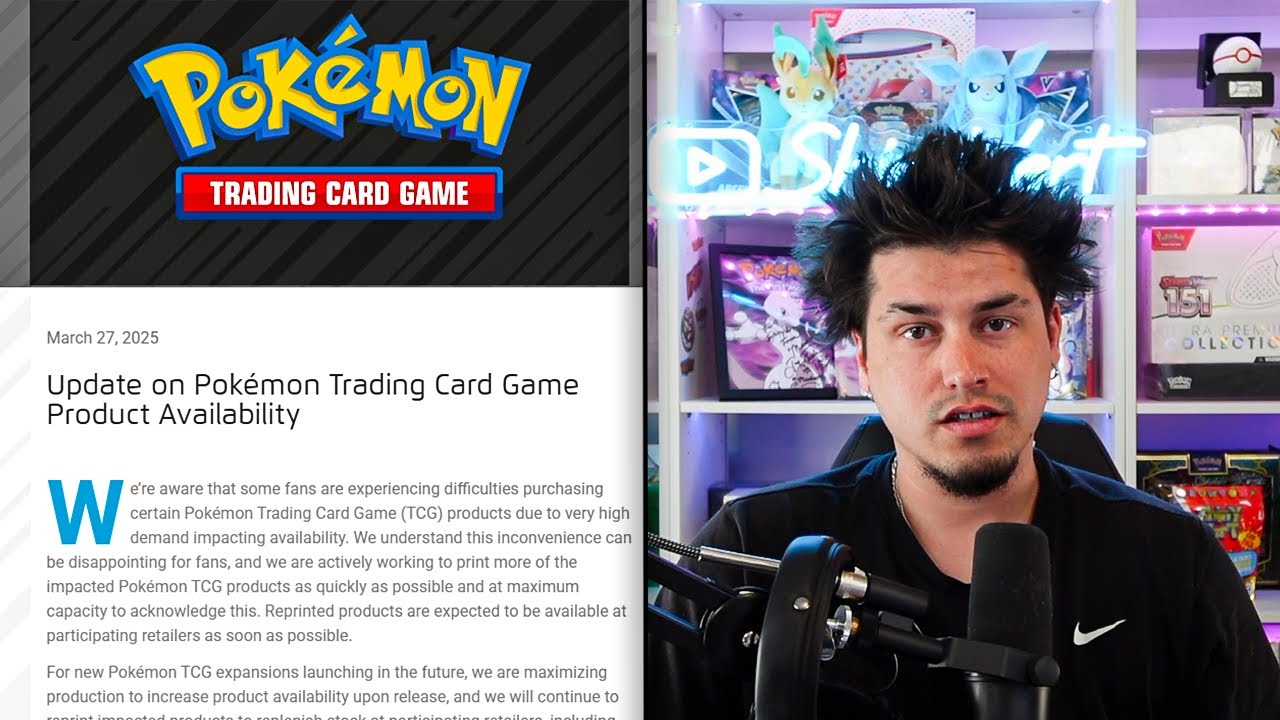 Pokémon Releases NEW Statement About TCG Printing Problems - YouTube