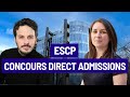 Escp  concours direct admissions  2024