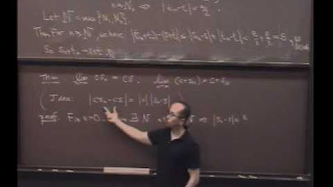 Real Analysis, Lecture 16: Subsequences, Cauchy Sequences (2/8)