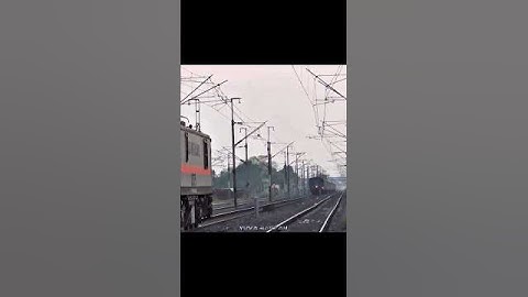 Two Trains, One Track 😱🚆🔥 | Indian Railways Crazy Moment ⚡