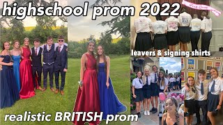 british high school prom vlog 2022