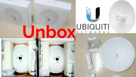 Unbox ubiquiti airmax litebeam 5AC point to point device