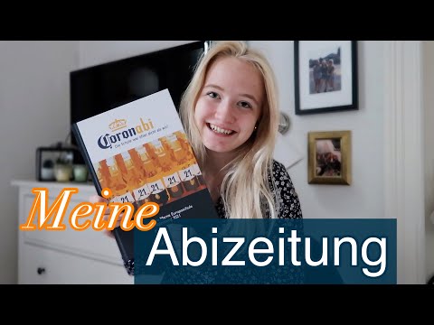 MEINE ABIZEITUNG // Abitur 2021 // Inspiration für Abibuch | Anne