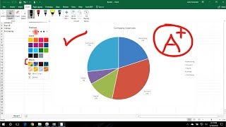 how to make a pie chart in excel