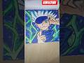 How to draw gojo #drawing #anime #jujutsukaisen