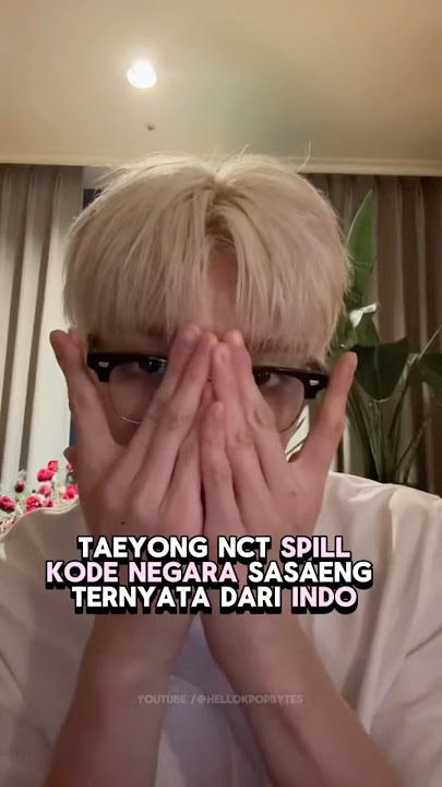 Taeyong NCT spill kode negara sasaeng ternyata dari indo #kpop #shorts