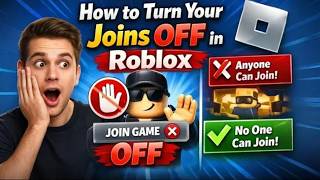 (EASY) How to TURN OFF JOINS in ROBLOX in 2025 - No Friends Join