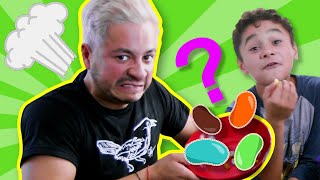 bean boozled taste test gross flavor challenge mother goose club playhouse kids video