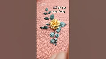 Gợi ý cách chọn mũi thêu cho từng hình thêu #embroidery #theutay