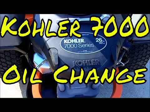 Video: Apakah penapis minyak bagi Kohler 7000 Series?
