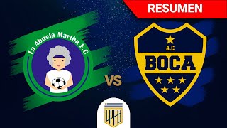 La Abuela Martha (0) - (2) Boca | Resumen