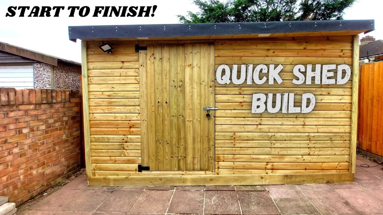 Complete shed build , save thousands $$