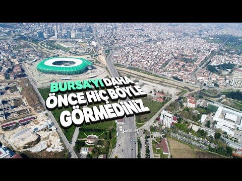 Bursa’nın Boş Meydan ve Caddeleri Havadan Görüntülendi