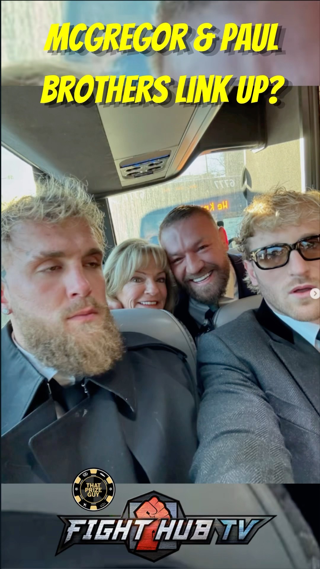 Jake \u0026 Logan Paul LINK UP with McGregor for Trump Inauguration!