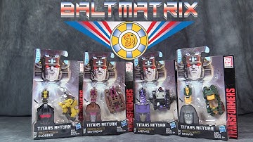 Titans Return Titan Masters Wave2 - Clobber, Brawn, SkyTread, & Apeface