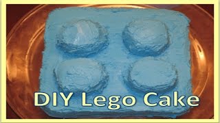 DIY Lego Brick Cake - How to Make a LEGO Cake