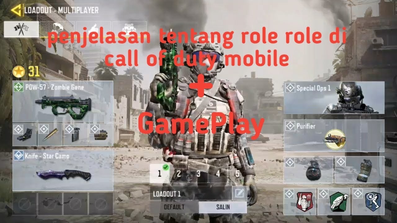 Penjelasan lengkap tentang role role di game call of duty mobile ...