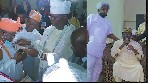 Gani Adams Came Out To Dance  At His Birthday While 80th Yr Old Chief Ebenezer Obey Perform For Him