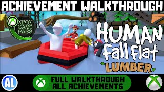 Human Fall Flat - Lumber Level #Xbox Achievement Walkthrough - Xbox Game Pass