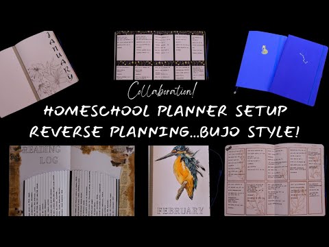 Homeschool Planner Setup || Reverse Planning || Collaboration