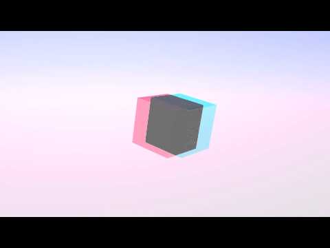 First 3D Anaglyph Render