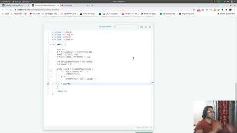 C Live Coding : HackerRank C Solution for Print Tokens