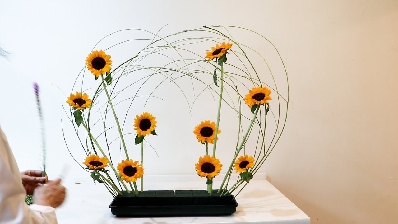 여름 성전 꽃꽂이 하기/Church flower arrangement