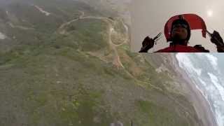Training emergency landing with big ears and weightovers