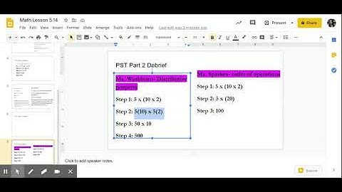 Math Lesson 5.14 - Google Slides