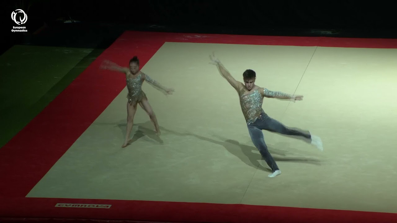 Natasha HUTCHINSON & Dylan HOWELLS (GBR) - 2021 Acro European bronze medallists, MxP Balance